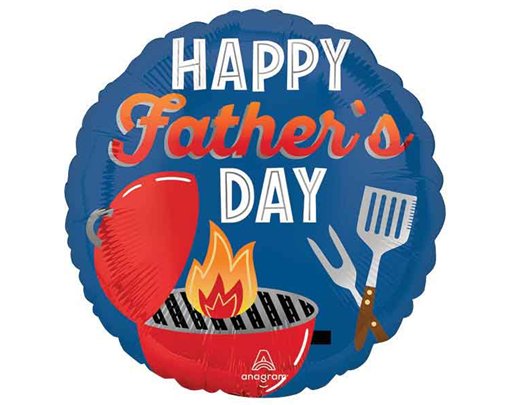 18in HAPPY FATHERS DAY GRILL-IANT DAD FOIL BALLOON