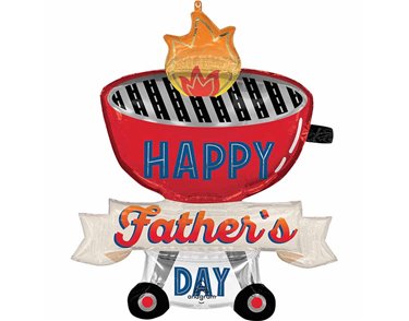 GRILL-IANT DAD GRILL SUPERSHAPE FOIL BALLOON