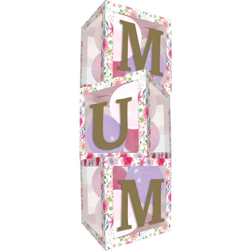 FLORAL MUM BALLOON BOX SET