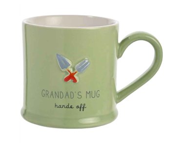 GRANDAD LOVE LIFE EMBOSSED MUG