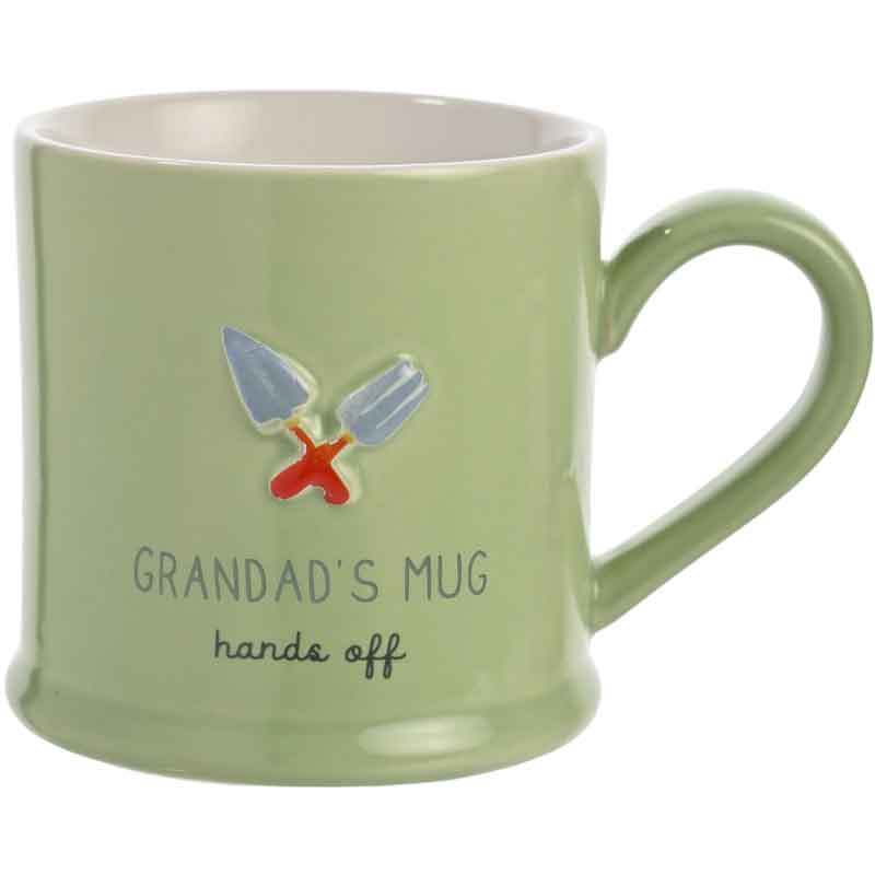 GRANDAD LOVE LIFE EMBOSSED MUG