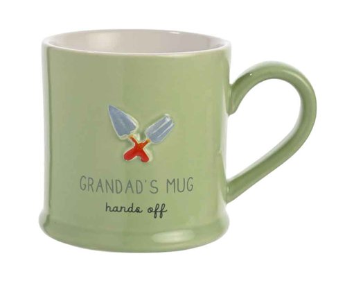 GRANDAD LOVE LIFE EMBOSSED MUG