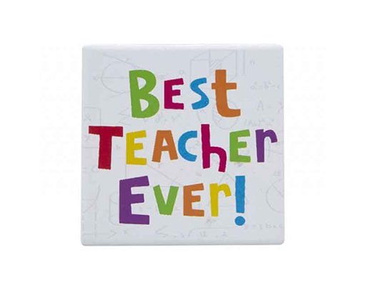 BEST TEACHER NOVELTY COASTER