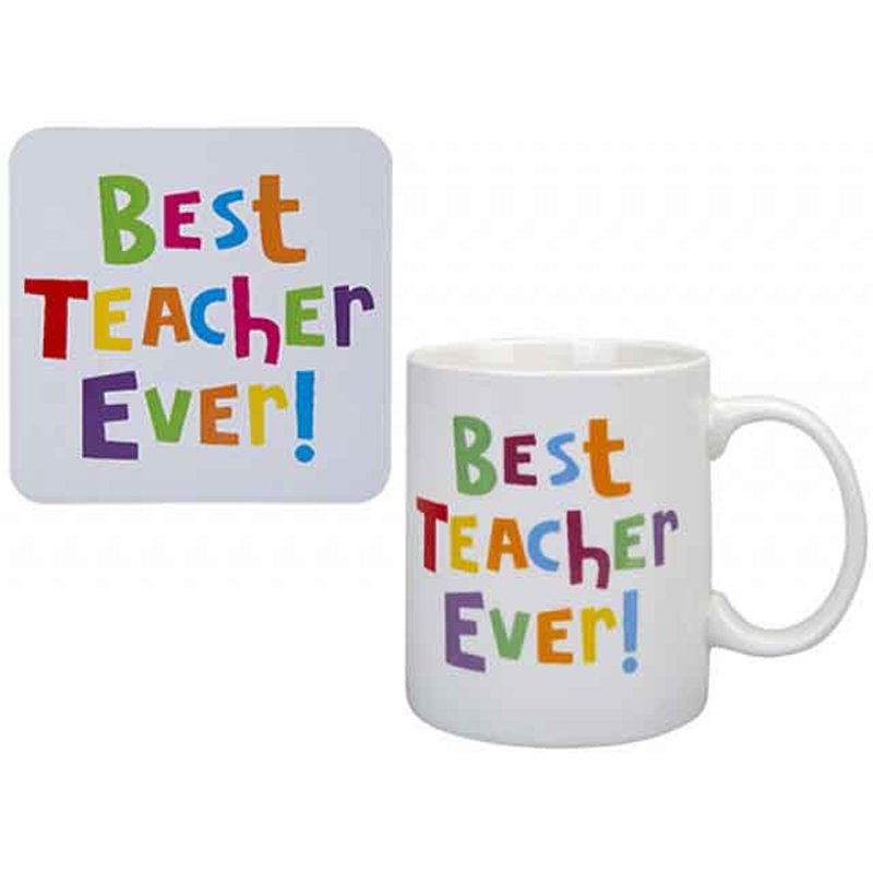 11oz TEACHER MUG AND COASTER SET