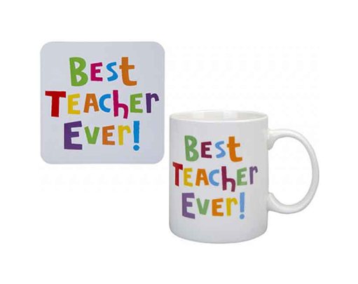 11oz TEACHER MUG AND COASTER SET