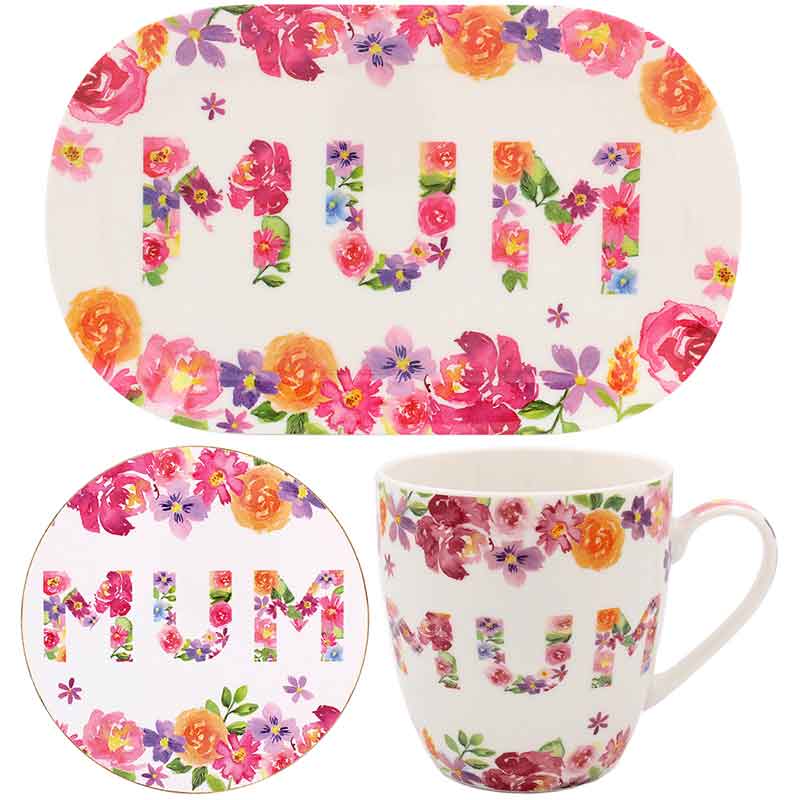 MUM MUG COASTER AND TRAY