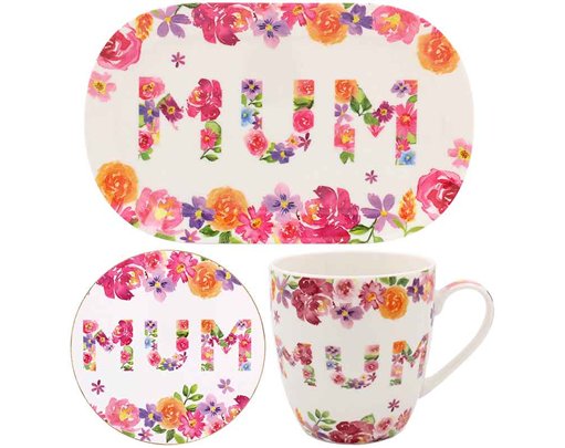 MUM MUG COASTER AND TRAY