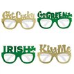 4PK ST PATRICK'S DAY FOIL PARTY GLASSES