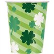8PK 9oz LUCKY CLOVER ST PATS DAY CUPS