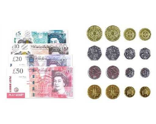 PLAY MONEY POUNDS