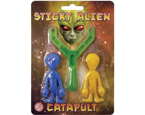 CATAPULT WITH 2 ALIENS