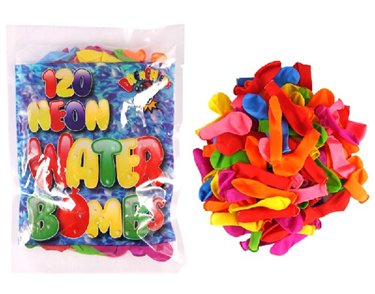 (120) WATER BOMBS NEON COLOURS  24S