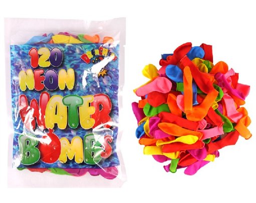 (120) WATER BOMBS NEON COLOURS  24S