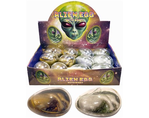 GIANT ALIEN EGG WITH BABY  12S