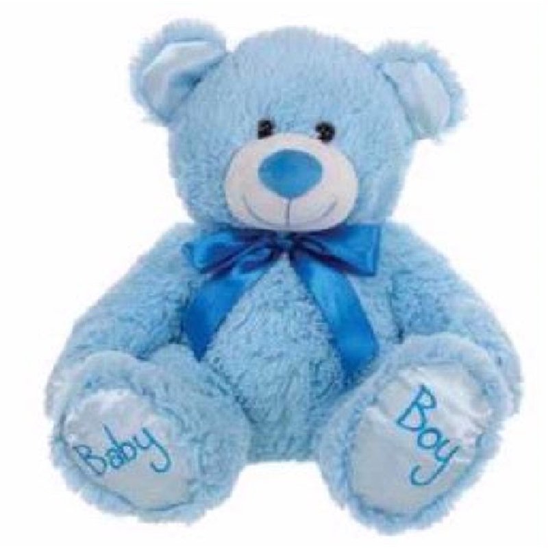 11IN SITTING BABY BOY BEAR