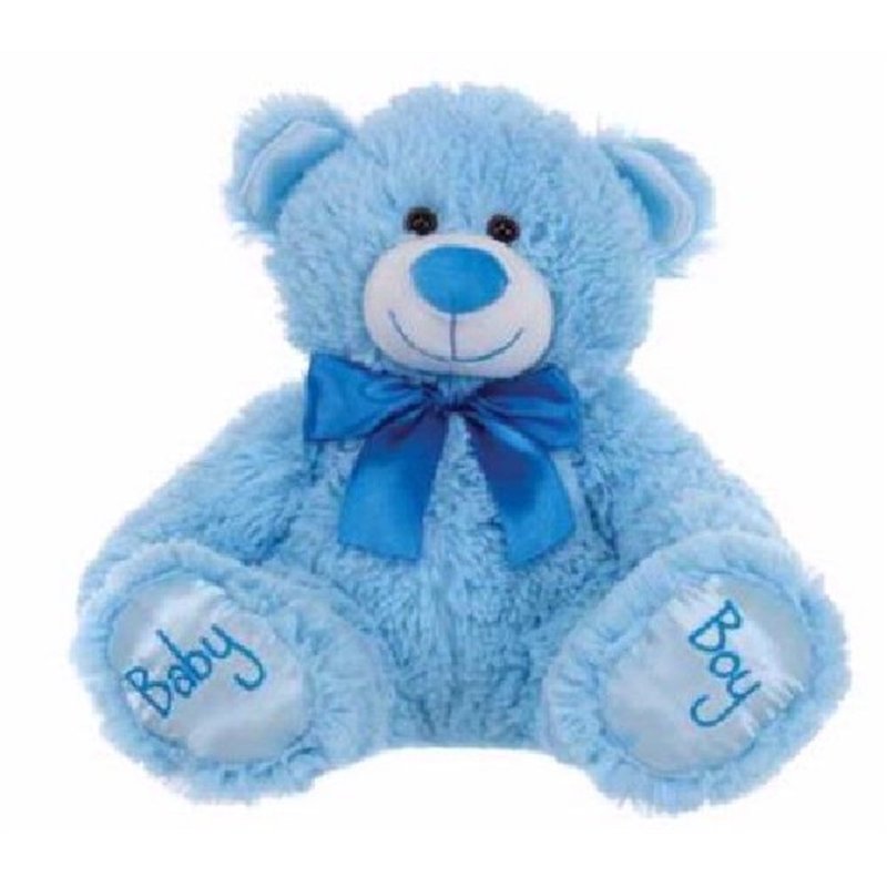 14IN SITTING BABY BOY BEAR