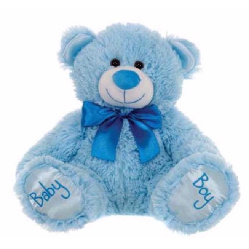 17IN SITTING BABY BOY TEDDY