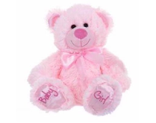 11IN SITTING BABY GIRL BEAR