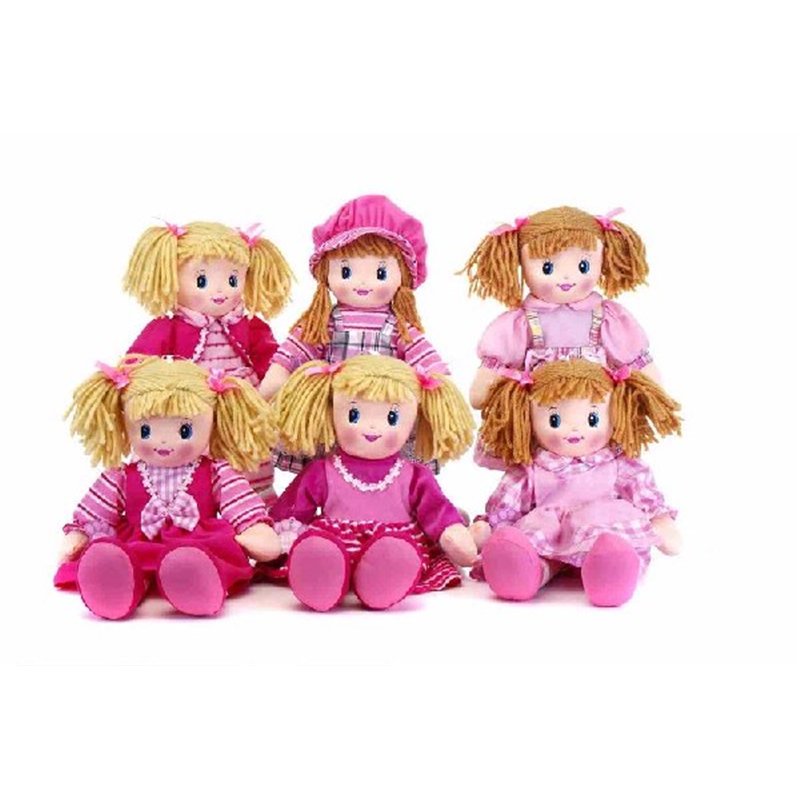 6ASST 50CM RAG DOLL