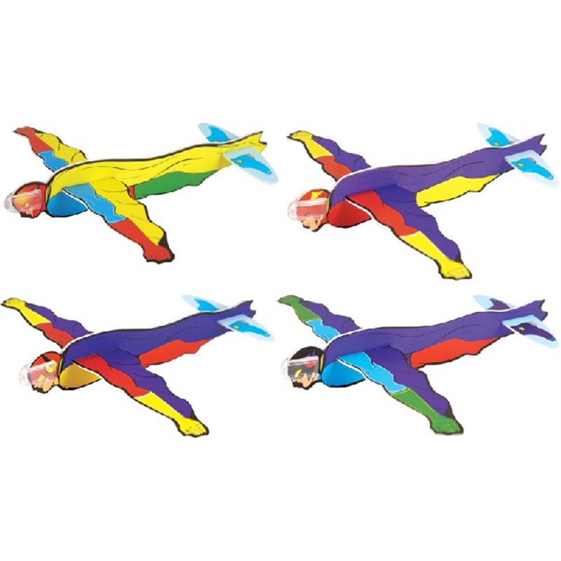 17CM 4ASTD SUPER HERO GLIDERS  48S