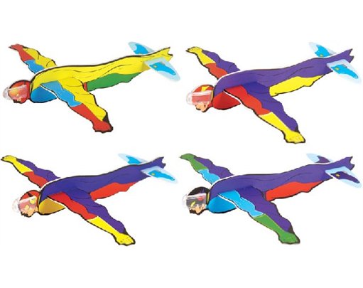 17CM 4ASTD SUPER HERO GLIDERS  48S