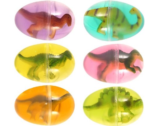 MINI DINOSAUR EGGS ASST COLOURS  24S