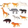 (10) 4-6CM JUNGLE ANIMALS