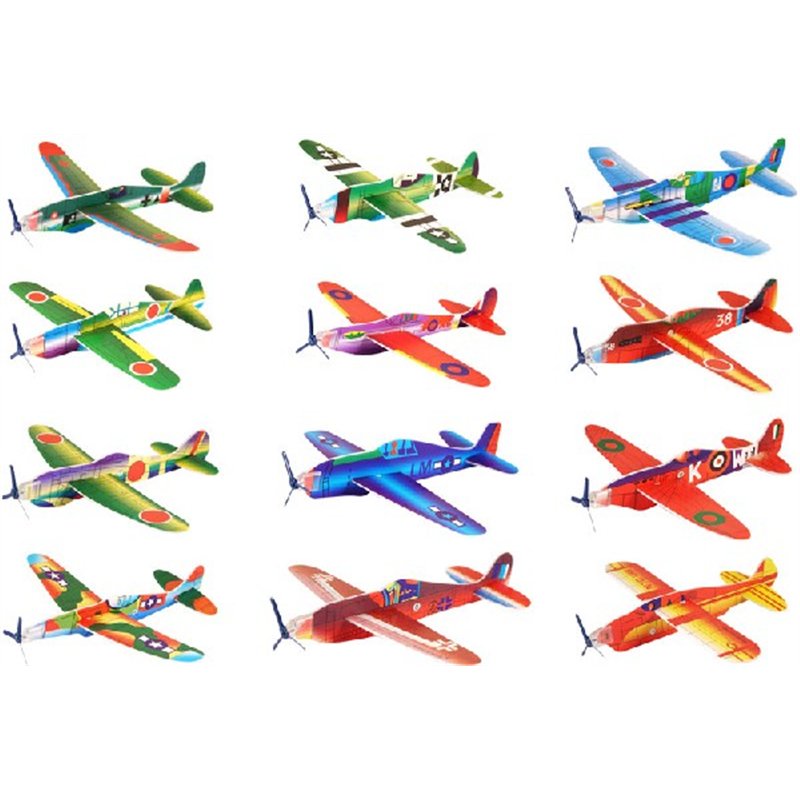 ASST 20CM FLYING GLIDERS  48S