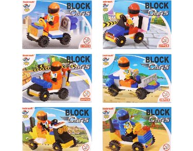 6ASST CAR BLOCKS DIY KIT  12S