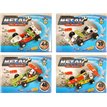 4ASST METAL DIY CAR KIT