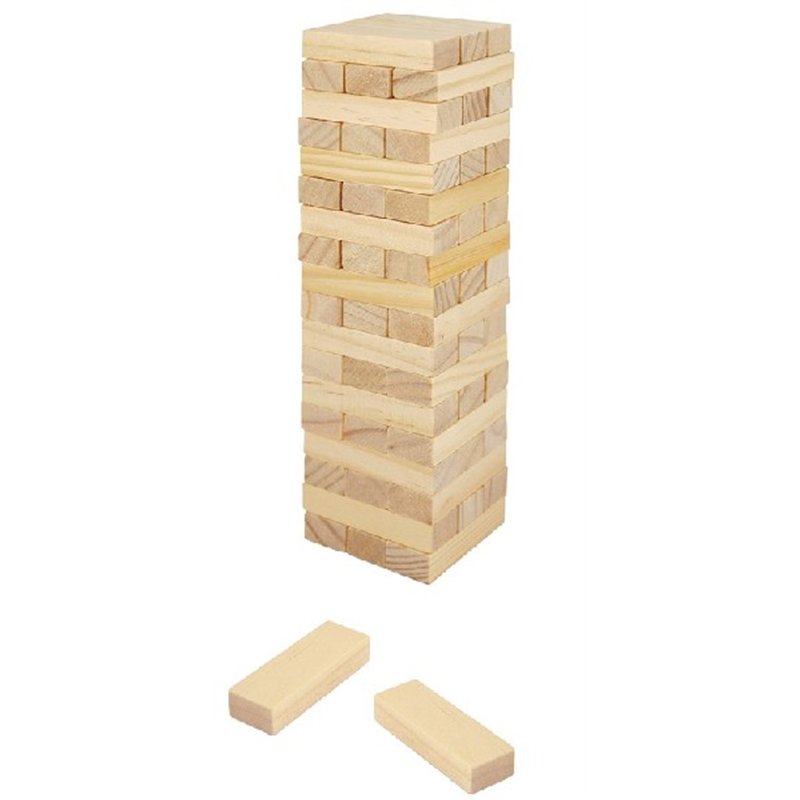 54PC WOODEN STACKING GAME