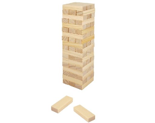 54PC WOODEN STACKING GAME
