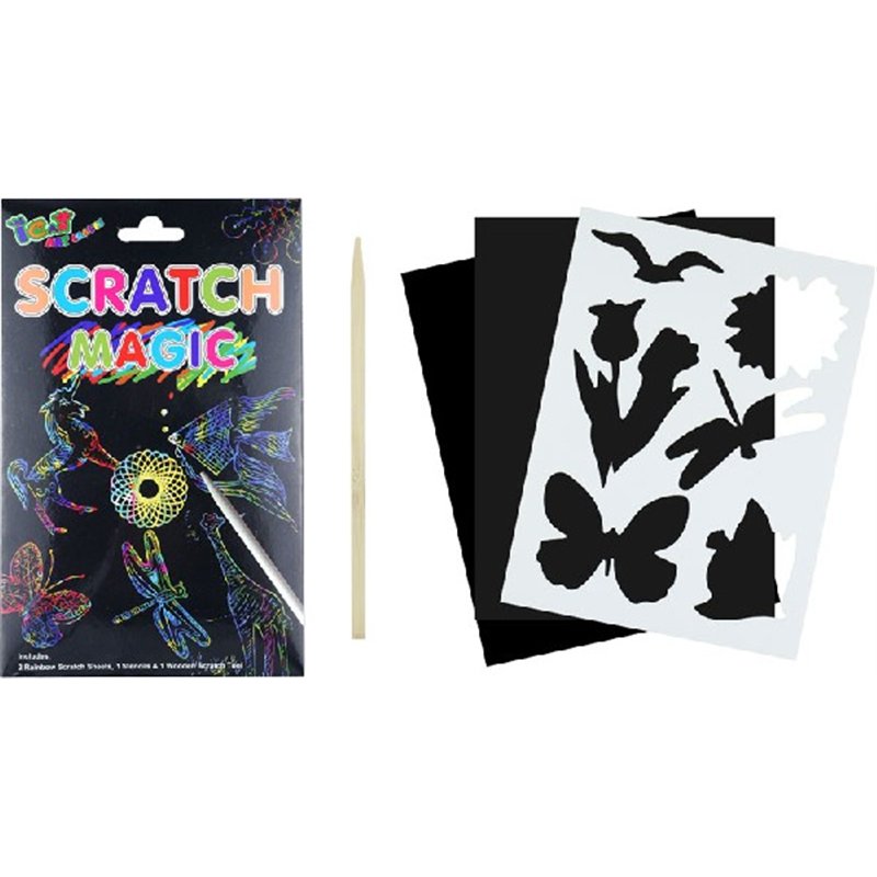 MAGIC COLOUR SCRATCH SET  24S