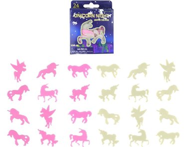 24PC GLOW UNICORNS  24S