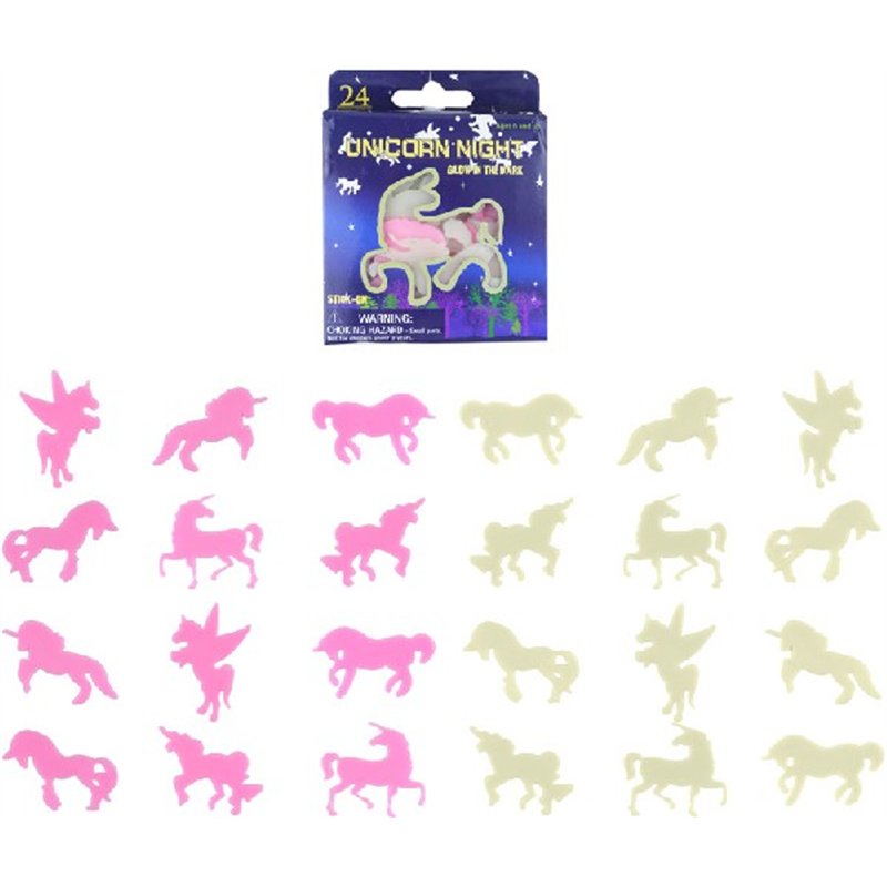 24PC GLOW UNICORNS  24S
