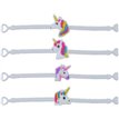 8ASST WHITE UNICORN BRACELET  100S