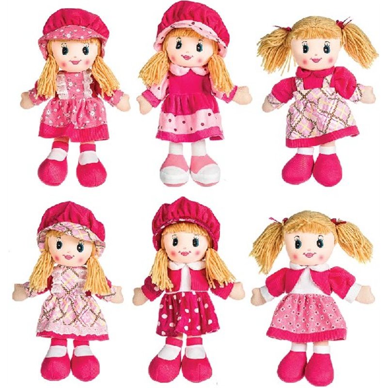 6ASST 30CM RAGDOLL