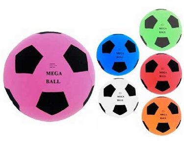45CM ASST COLOURS MEGA BALL