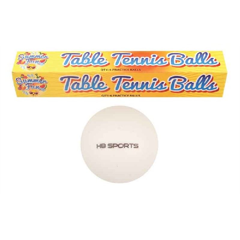 (6) TABLE TENNIS BALLS