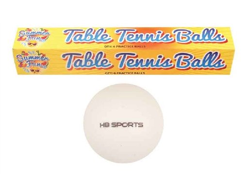 (6) TABLE TENNIS BALLS