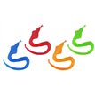 4ASST STICKY STRETCH SNAKE  24S