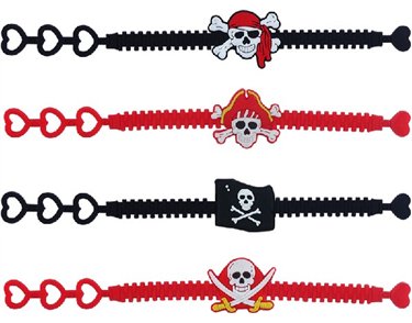 4ASST PIRATE BRACELET  100S