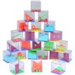 24ASST 4CM PUZZLE BALL CUBES 24S