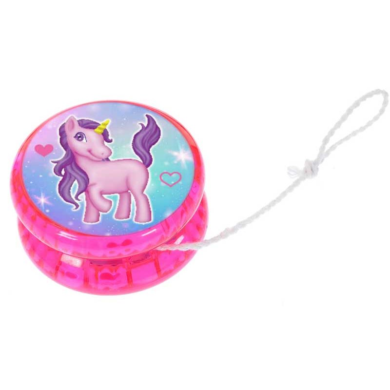 3ASST LIGHT UP UNICORN YOYO 12S