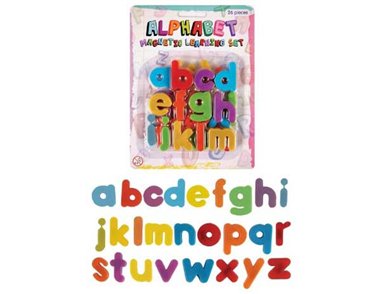 MAGNETIC LOWER CASE ALPHABET SET