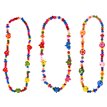 3ASST WOODEN BEAD NECKLACE 48S