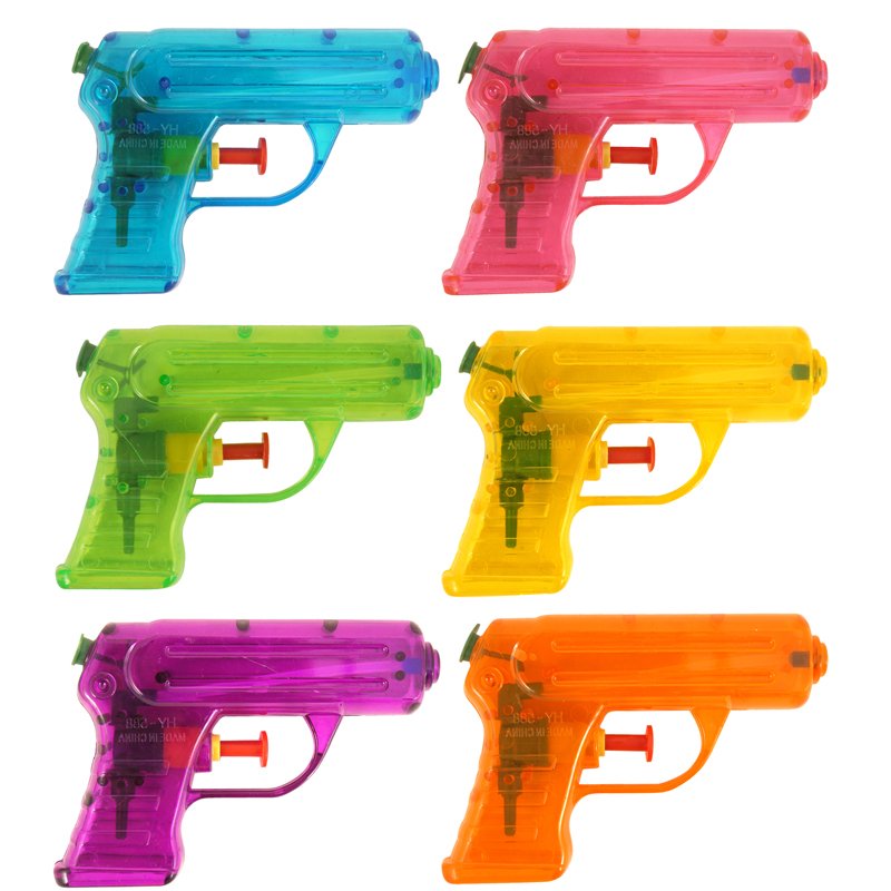 11cm 6ASST WATER NEON GUN 60S