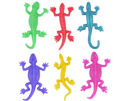 11cm 6ASST STRETCH LIZARD 96S