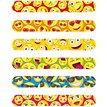 6ASST SMILE SNAP BRACELET 120S
