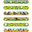 6ASST FARM SNAP BRACELET 120S